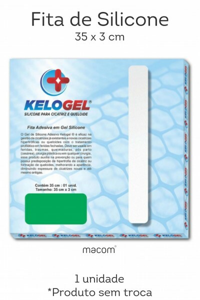 FITA EM GEL DE SILICONE PARA CICATRIZ 3X35CM KELOGEL